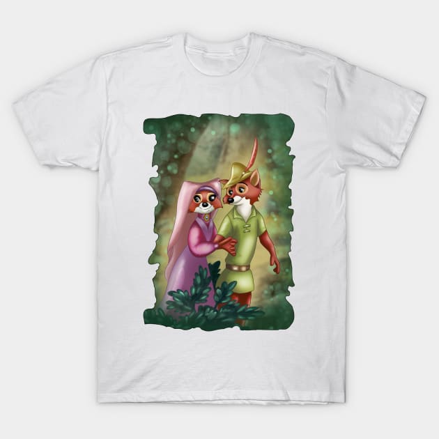 Robin Hood And Marian T-Shirt by La Casa del Otaku